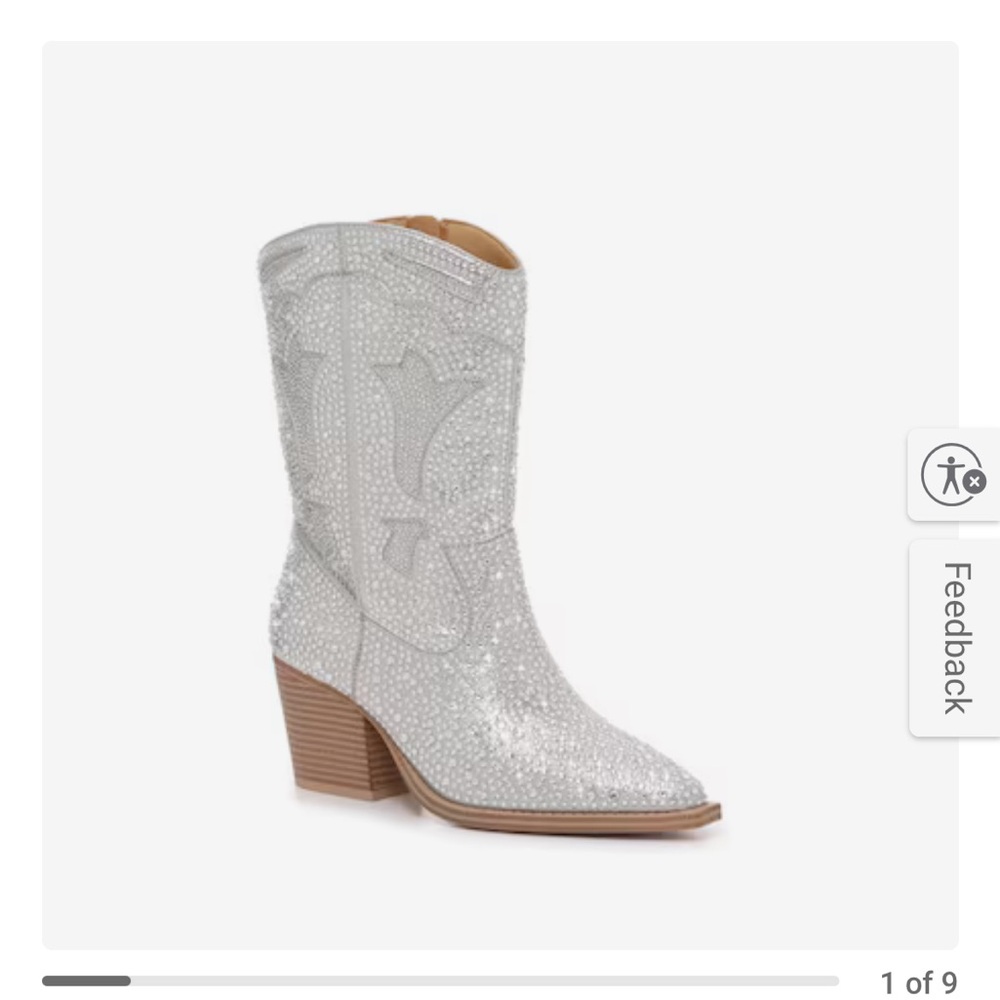 CROWN VINTAGE | Starry Cowboy Boot - Picture 3 of 7